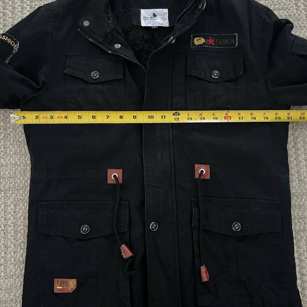 Grizzly Tactical Lined Jacket Mens Coat,  Size Small, Black - Picture 10 of 12